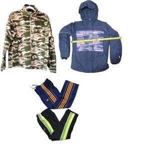 Lot of 2 columbia jackets coats + 2 athletic pants Size large